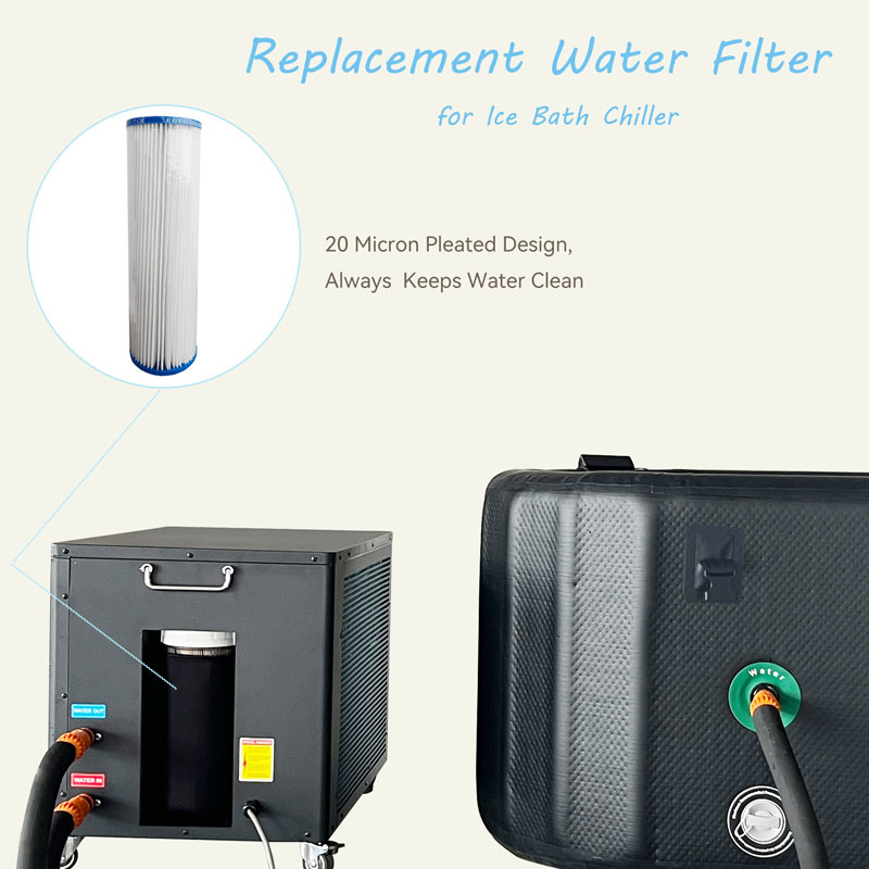 0.5Hp Ice Bath Chiller Water Filter Replacement