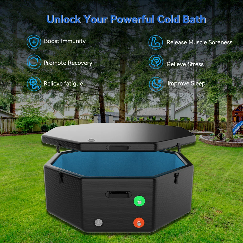 Freestanding Plunge Pod Octagon For Ice Bath