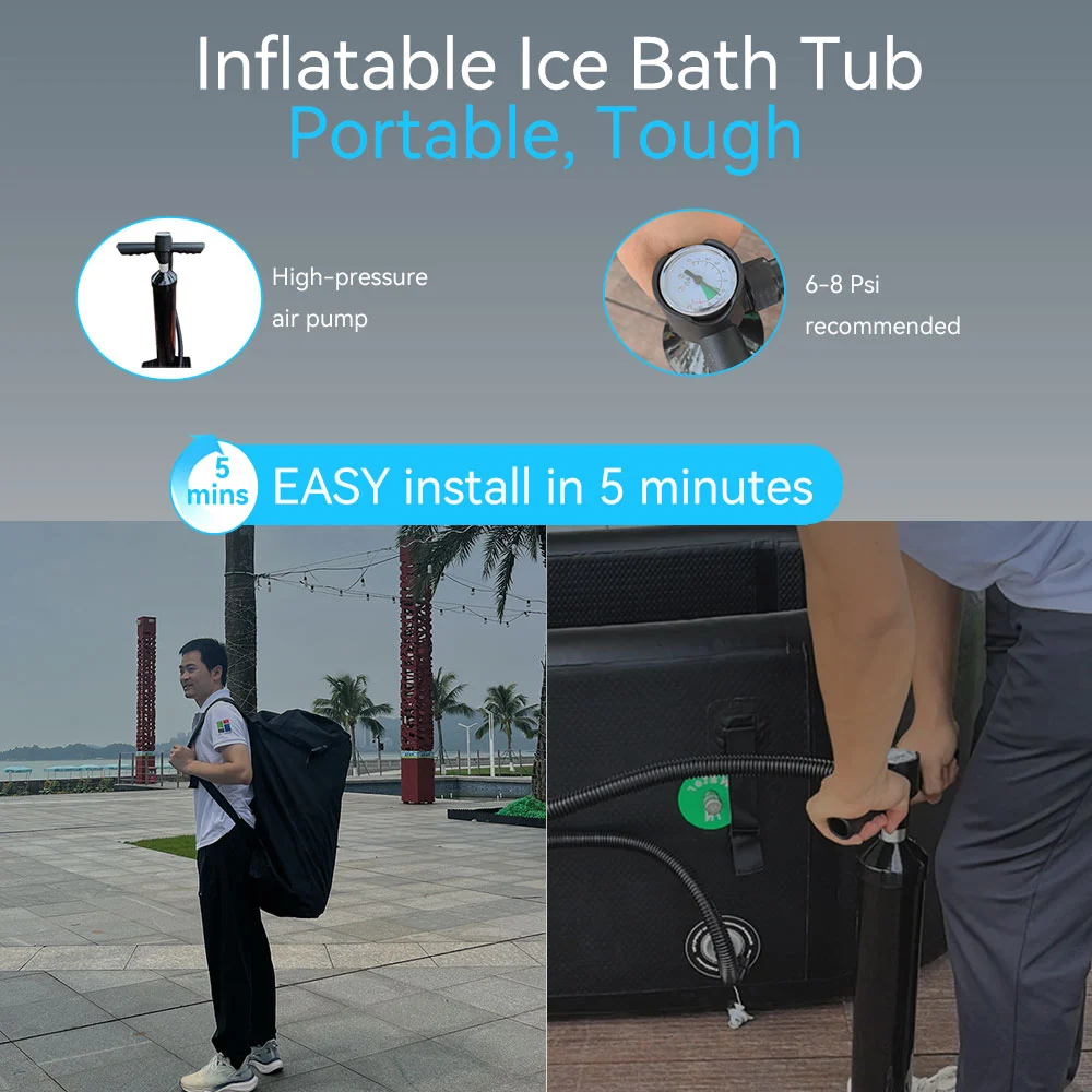 Large Ice Bath Pool For Cold Therapy