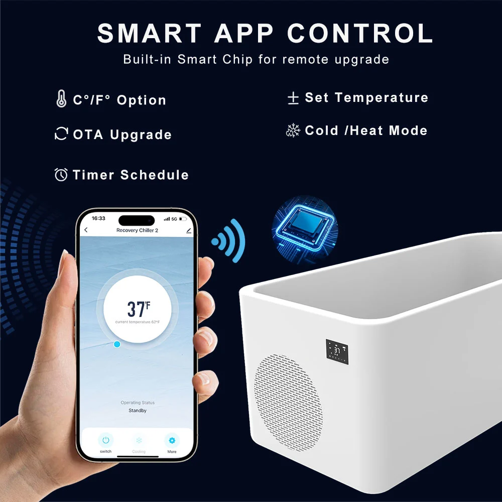 Premium Acrylic Bathtub For Chiller