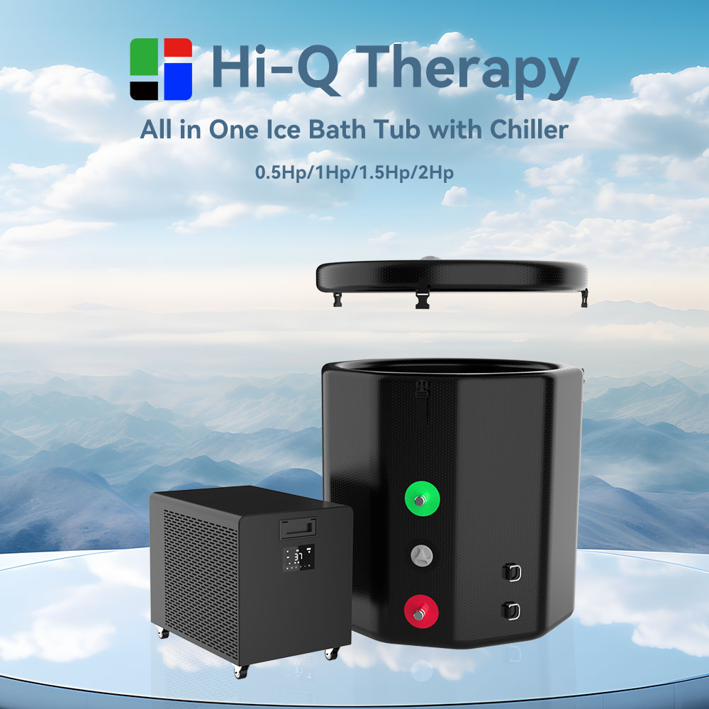 Large Capacity All In One Cold Plunge Tub With Chiller