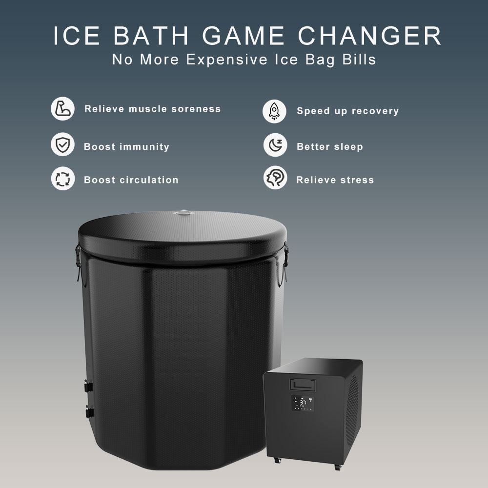 Large Capacity All In One Cold Plunge Tub With Chiller