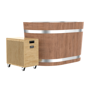Wooden Cold Plunge Tub with Chiller